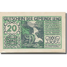 Banconote, Austria, Lend, 20 Heller, fleuve, 1920, SPL, Mehl:FS 511
