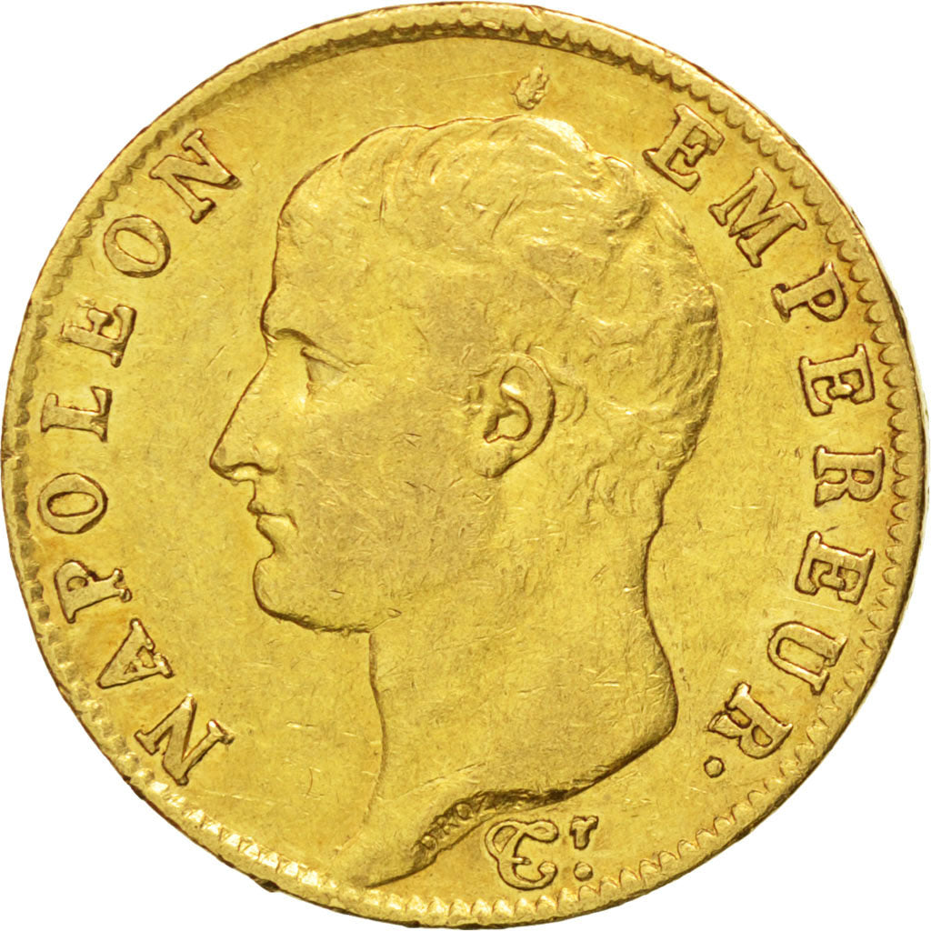 Francia, Napoléon I, 20 Francs, 1806, Lille, PCGS, BB+, Oro, KM:674.6, grade...