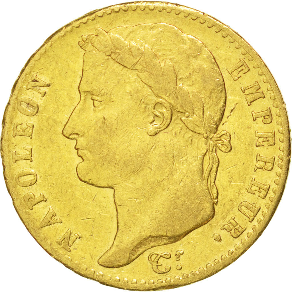 FRANCE, 20 Francs, 1815, Bayonne, KM #705.2, EF(40-45), Gold, Gadoury #1025a,...