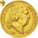 Francia, Louis XVIII, Louis XVIII, 40 Francs, 1822, La Rochelle, PCGS, XF45,...