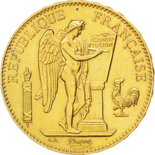 FRANCE, Génie, 100 Francs, 1887, Paris, KM #832, MS(60-62), Gold, PCGS