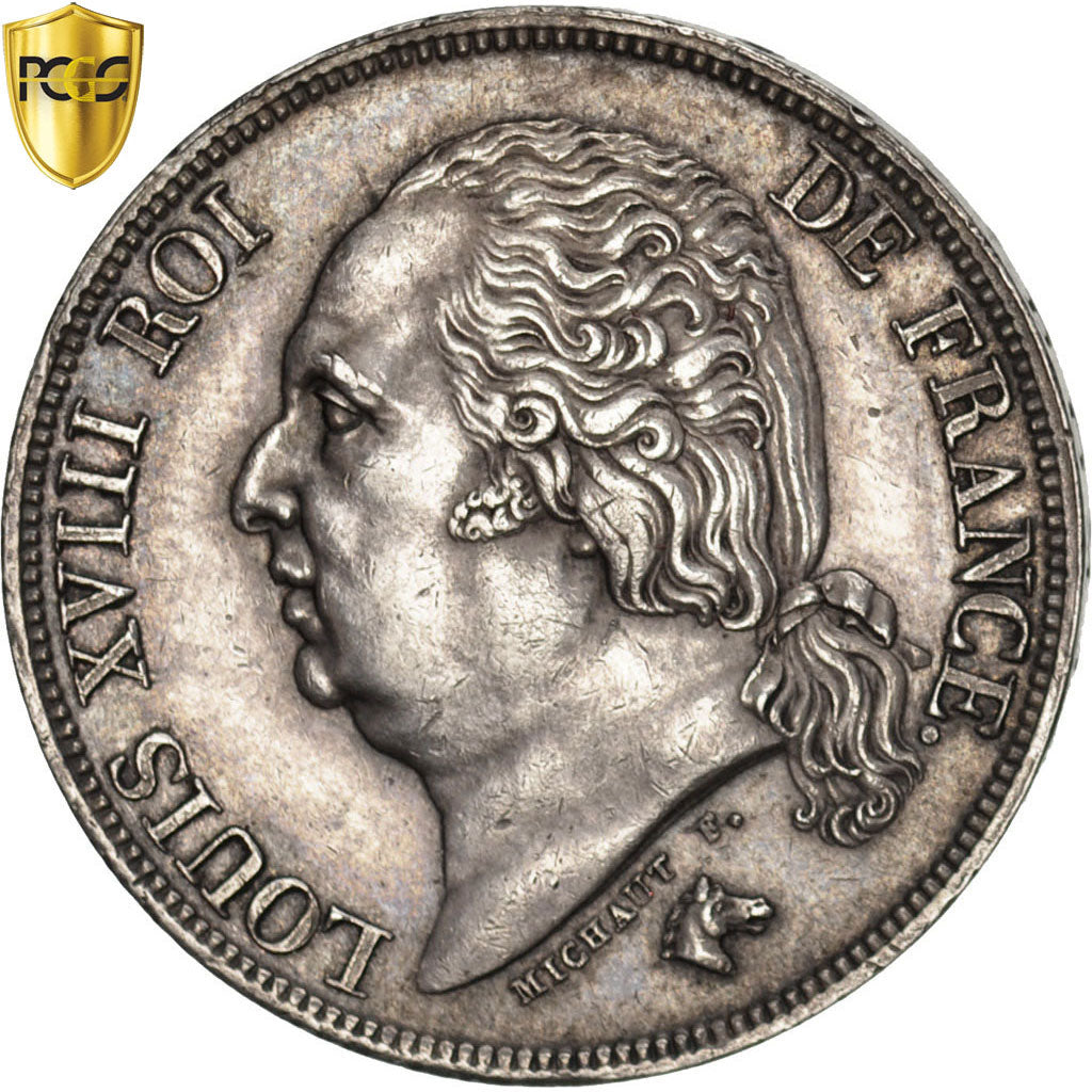 Coin, France, Louis XVIII, Louis XVIII, 2 Francs, 1817, Paris, PCGS, AU58