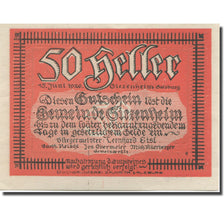 Banknote, Austria, Siezenheim, 50 Heller, arbre, 1920 UNC(65-70) Mehl:FS 996b