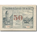 Banknote, Austria, Zell am See, 50 Heller, lac, 1920, UNC(63) Mehl:FS 1270II