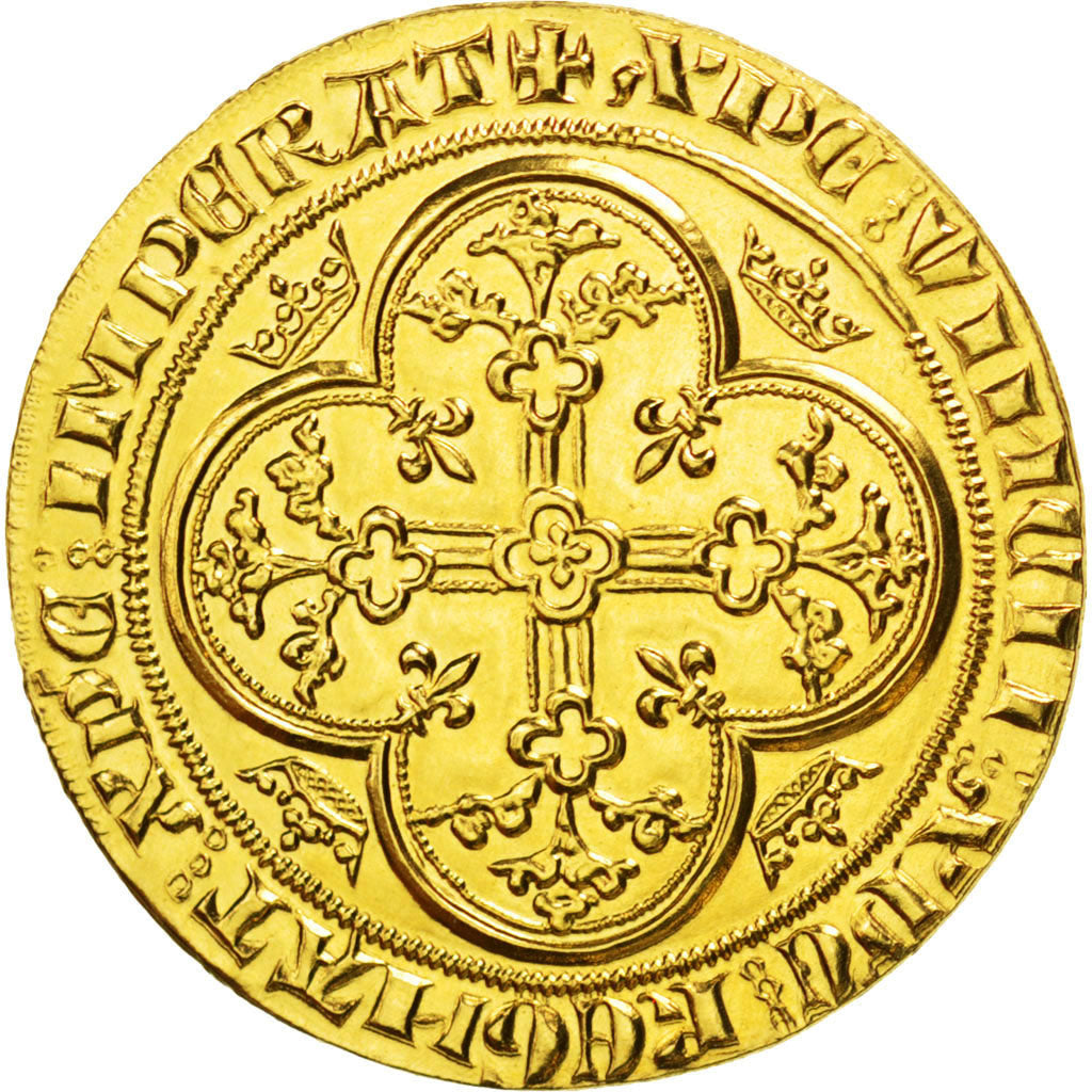 FRANCE, Gold Angel, MS(65-70), Gold, Duplessy #255, 11.07