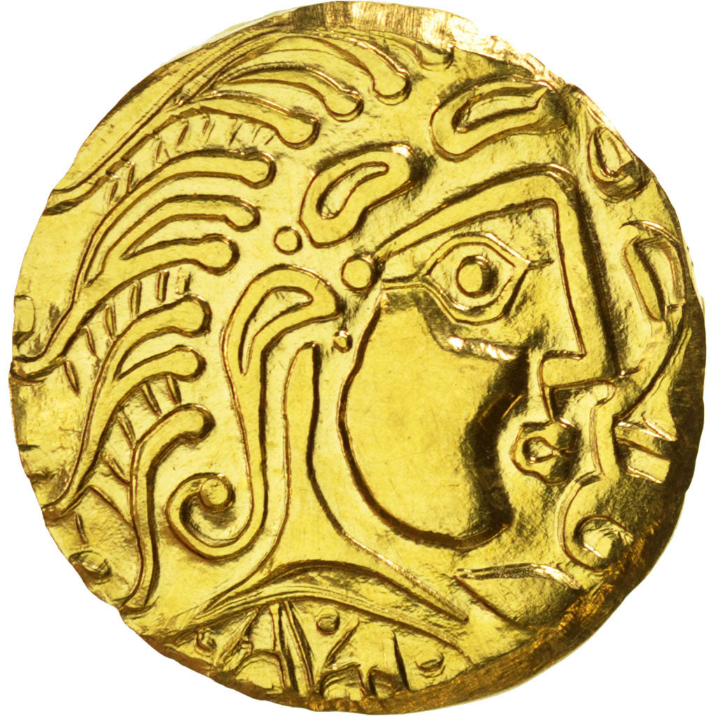 Parisii, Stater, MS(65-70), Gold, 7.10