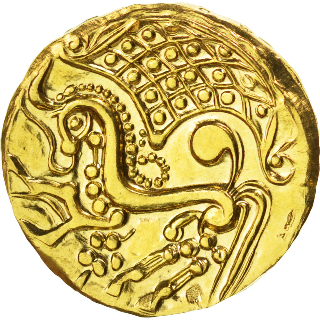 Parisii, Stater, MS(65-70), Gold, 7.10