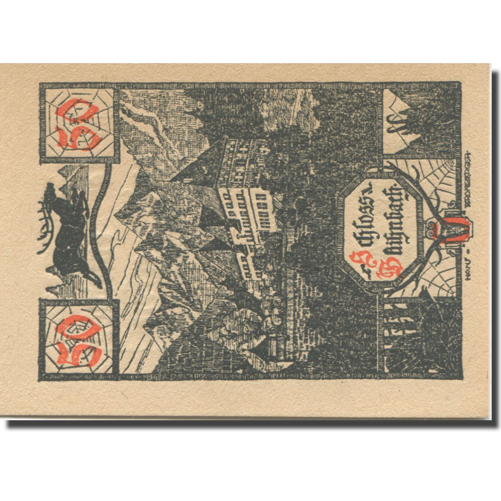 Banknote, Austria, Werfen, 50 Heller, Eglise, 1920, UNC(65-70), Mehl:FS 1172