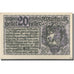 Banknote, Austria, St Martin, 20 Heller, chevalier, 1920 UNC(63) Mehl:FS 912a