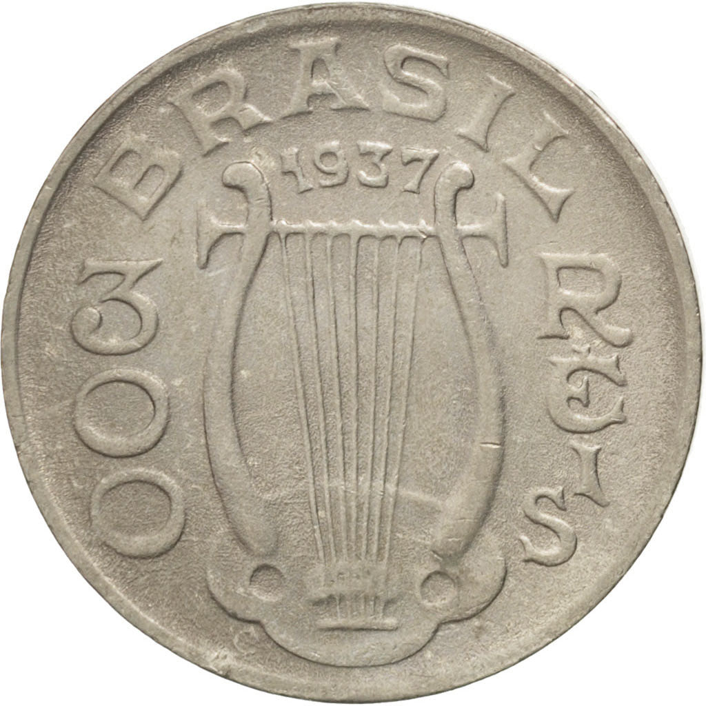 Brésil, République, 300 Reis 1937 Antonio Carlos Gomez, KM 538