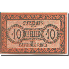 Banconote, Austria, Raab, 10 Heller, valeur faciale, SPL, Mehl:FS 805Ia