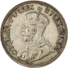 EAST AFRICA, Shilling, 1925, KM #21, AU(50-53), Silver, 27.8, 7.72