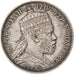 ETHIOPIA, 1/2 Birr, 1897, Paris, KM #4, EF(40-45), Silver, 13.98