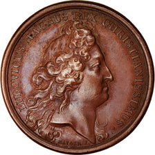 Francia, medaglia, Louis XIV, Combat de Steenkerque, History, 1692, Mauger, BB+