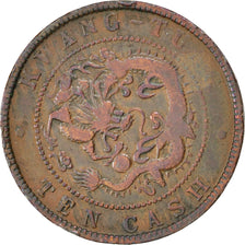 CHINA, Cent, 10 Cash, KM #193, EF(40-45), Copper, 27.8, 8.00