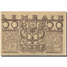 Banknote, Austria, Lembach, 50 Heller, village, UNC(63), Mehl:FS 510b