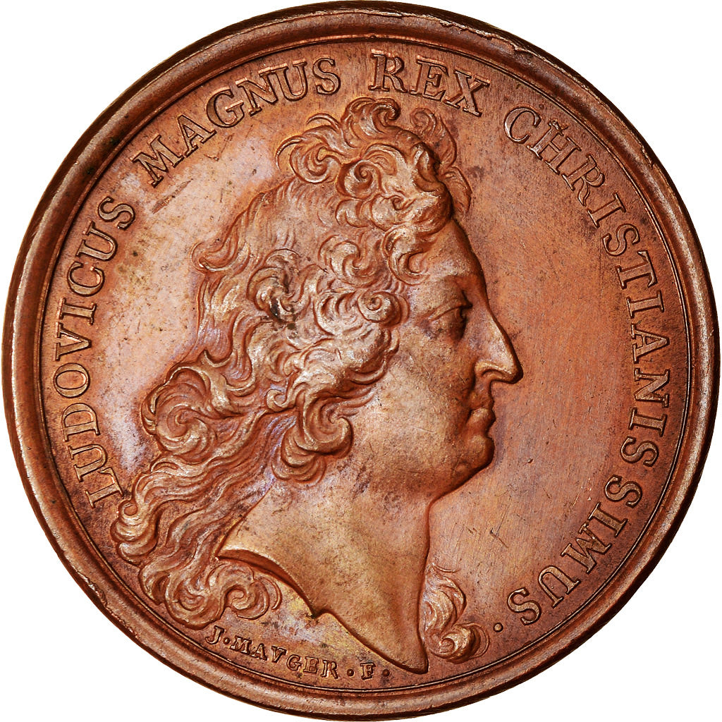 Francia, medaglia, Louis XIV, Vains Projets de la Flotte Hollandaise, History