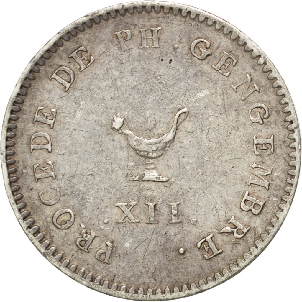 FRANCE, 1/4 Franc, 1804, AU(50-53), Silver, Gadoury #345, 1.31