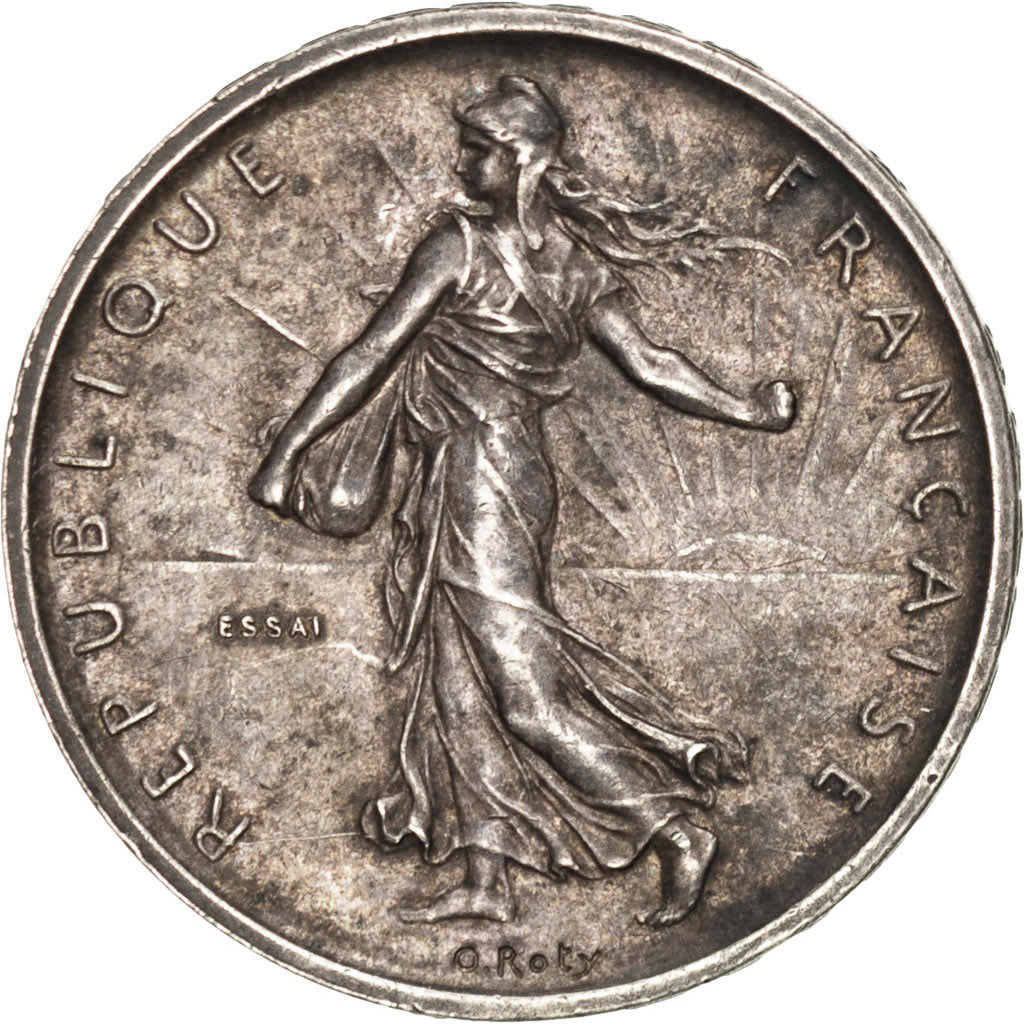 Vème République, 5 Francs Semeuse 1959 Essai, variété grand 5, KM E101