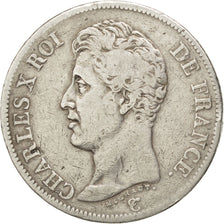 Münze, Frankreich, Charles X, 5 Francs, 1826, Nantes, S, Silber, KM:720.12