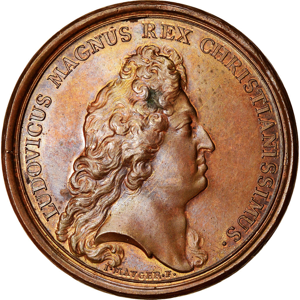France, Medal, Louis XIV, Campagne de Catalogne, History, 1675, Mauger