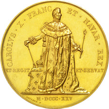 Francia, Medal, Charles X, 1825, Gayrard, SPL-, Oro, 45