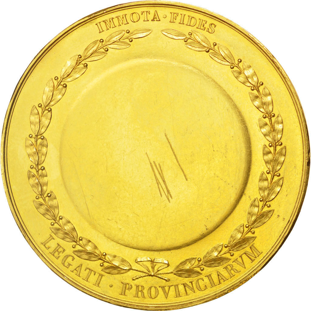 FRANCE, Charles X, Medal, 1825, AU(55-58), Gayrard, Gold, 45, 74.59