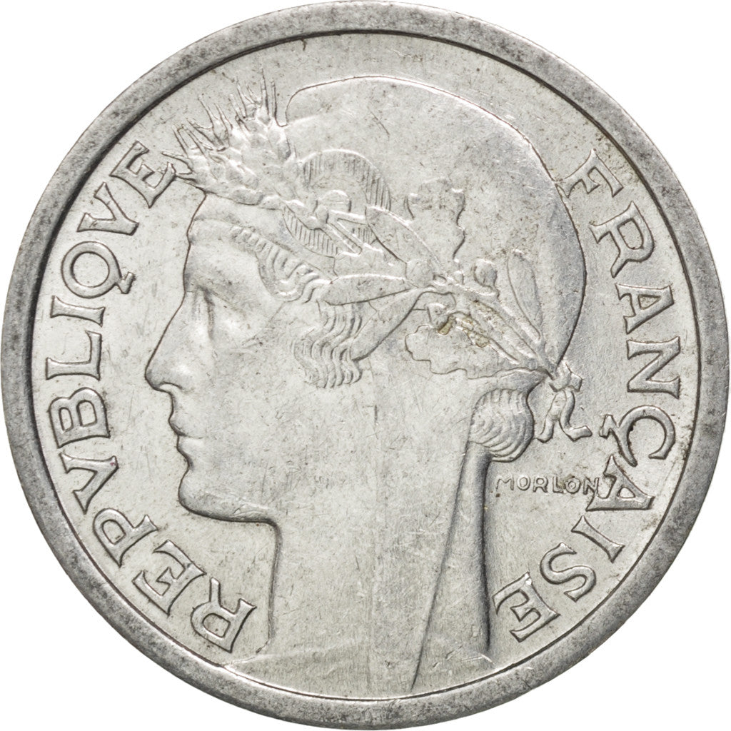 Moneta, Francia, Morlon, Franc, 1957, SPL-, Alluminio, KM:885a.1, Gadoury:473b
