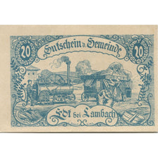 Banknote, Austria, Lambach, 20 Heller, train 1920-11-30, UNC(63), Mehl:FS 151a