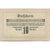 Nota, Áustria, Hohenzell, 10 Heller, valeur faciale, 1920, UNC(63) Mehl:FS 389I