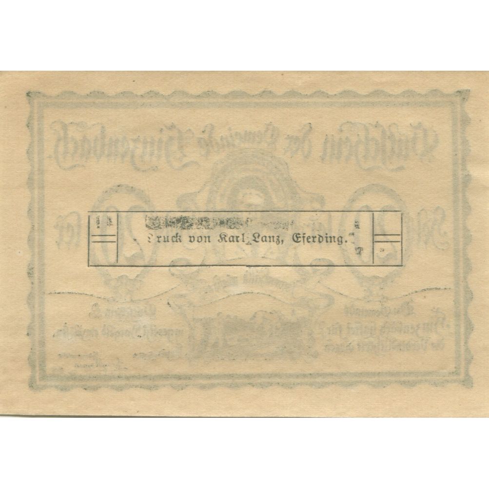Banknot, Austria, Hinzenbach, 20 Heller, personnage 1920 UNC(63) Mehl:FS 378IIa