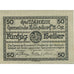 Banknot, Austria, Ennsdorf, 50 Heller, pont 1920-12-31, UNC(63), Mehl:FS 178a