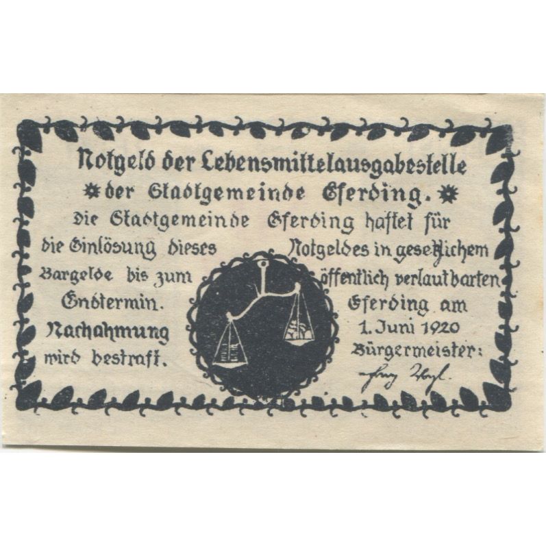 Banknote, Austria, Jetzt, 50 Heller, personnage, 1920 UNC(63) Mehl:FS 152Vc