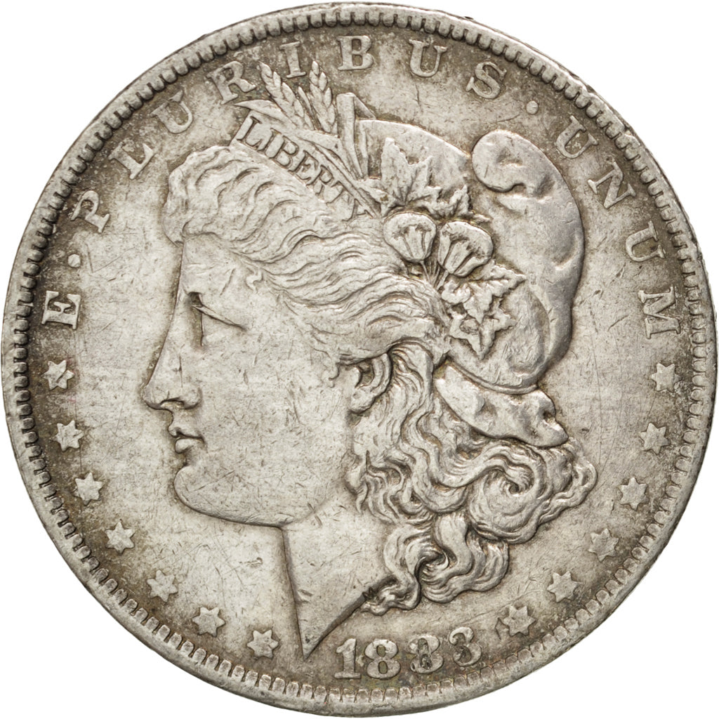 UNITED STATES, Morgan Dollar, Dollar, 1883, U.S. Mint, KM #110, EF(40-45),...