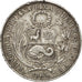PERU, Sol, 1865, Lima, KM #196.1, VF(30-35), Silver, 24.96