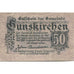 Banknote, Austria, Gunskirchen, 50 Heller, village, 1920 UNC(63) Mehl:FS 309Ib