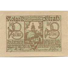 Banknote, Austria, Strass, 50 Heller, Blason 1920-12-31, UNC(63), Mehl:FS 1047b