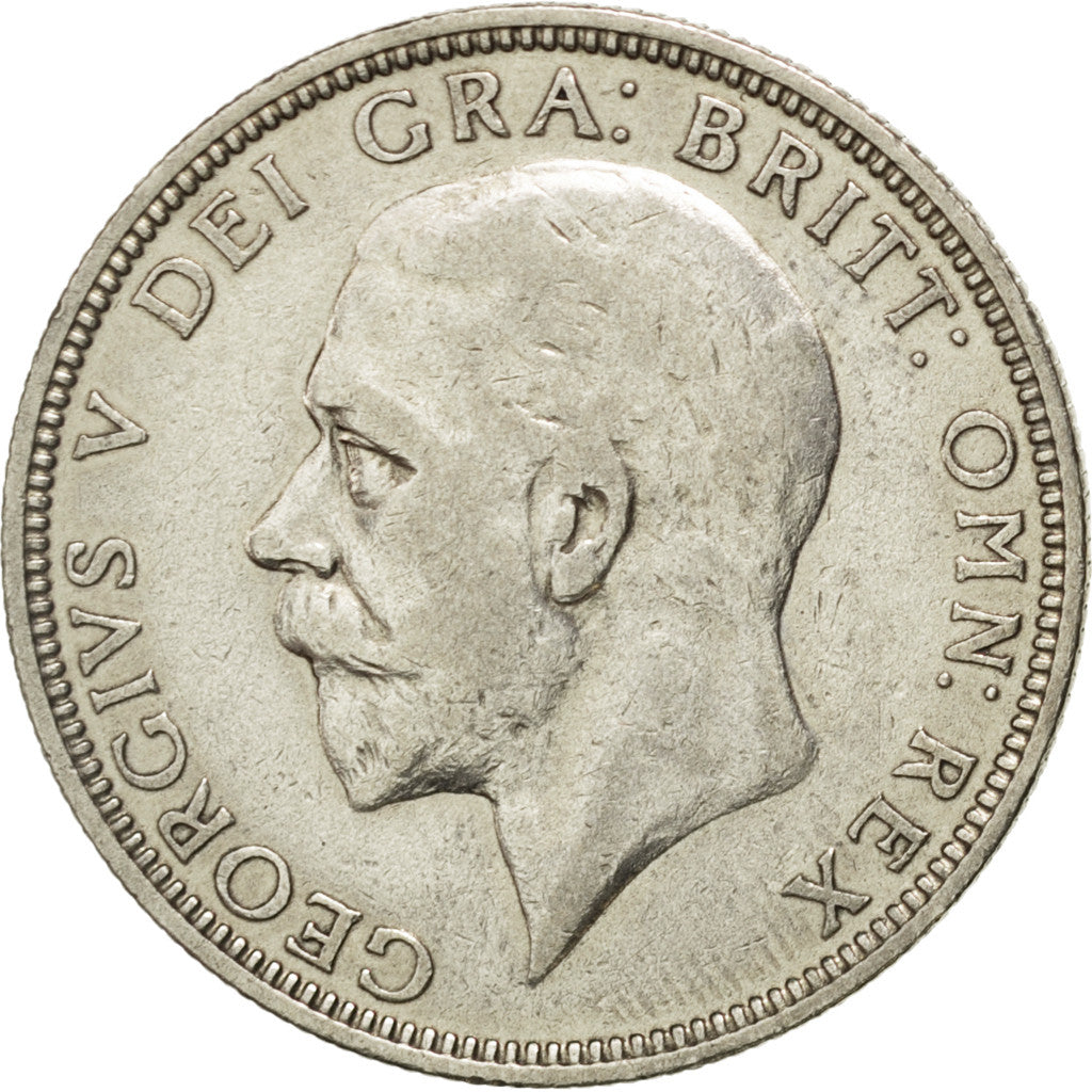 GREAT BRITAIN, Florin, Two Shillings, 1928, KM #834, EF(40-45), Silver, 28.3,...