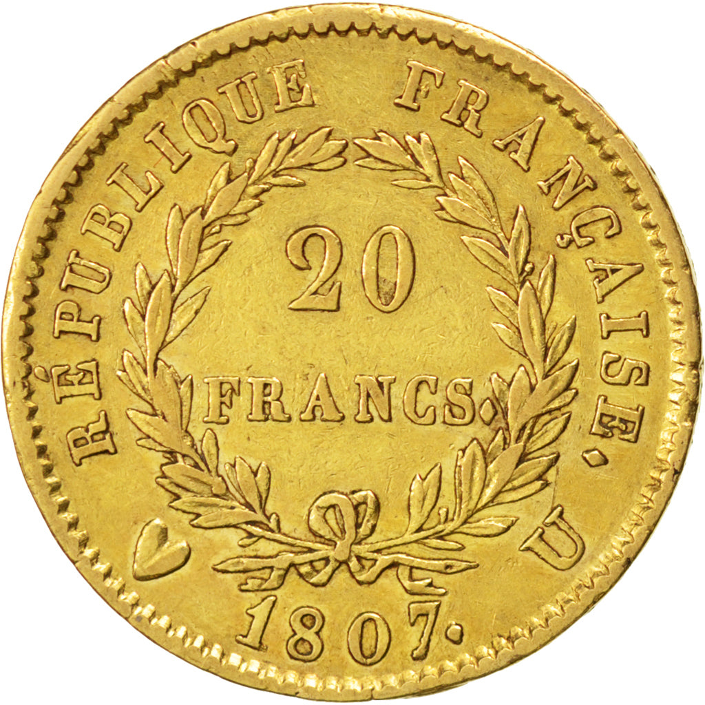 Premier Empire, 20 Francs or type transitoire 