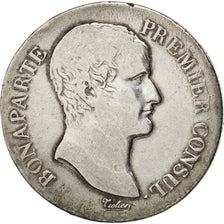 Francia, Napoléon I, 5 Francs, 1807, Torino, MB, Argento, KM:659.14, Gadoury...