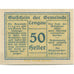 Banknote, Austria, Lengau, 50 Heller, Eglise 1920-03-13, UNC(63), Mehl:FS 512