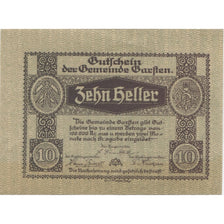 Banknote, Austria, Garsten, 10 Heller, Usine, 1920, UNC(63), Mehl:FS 224