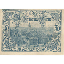 Banknote, Austria, Grein, 50 Heller, village, 1920 UNC(63), Mehl:FS 276IIc