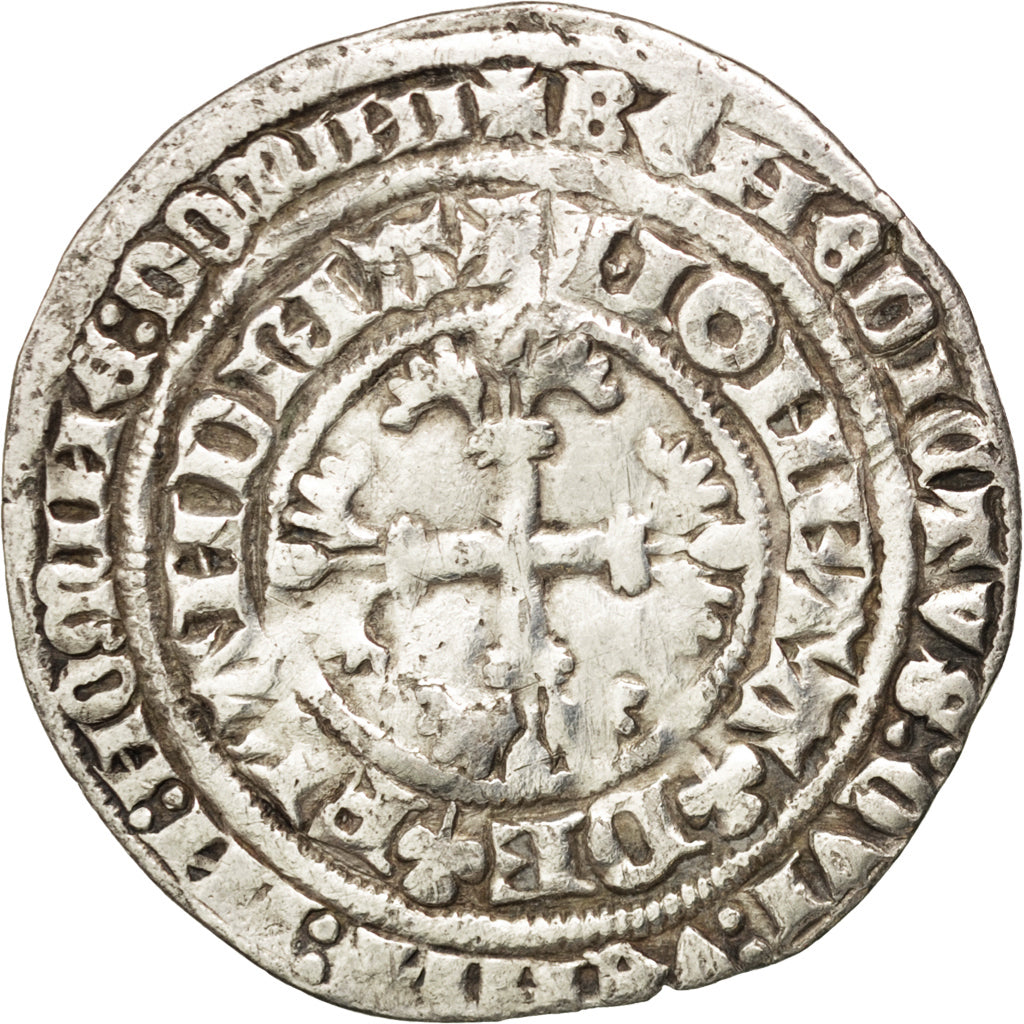 FRANCE, Double Gros, VF(20-25), Silver, Boudeau #2232, 3.66
