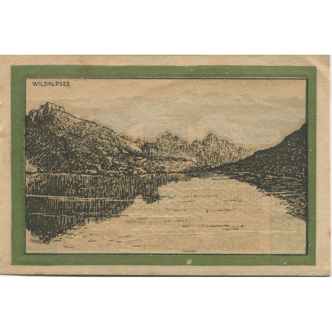 Billet, Autriche, Sieberbrunn, 99 Heller, montagne, 1921 SUP Mehl: FS 200Ic