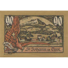 Geldschein, Österreich, St Johann, 90 Heller, paysage, 1921 UNZ- Mehl:FS 898d