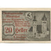 Banknote, Austria, Kitzbühel, 20 Heller, Eglise, 1920 UNC(63) Mehl:FS 449d