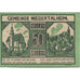 Banknote, Austria, Niedertalheim, 50 Heller, Eglise, 1920 UNC(63) Mehl:FS 672a