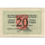 Billete, Austria, Bischofshofen, 20 Heller, Blason 1920-08-31, SC Mehl:FS 88a