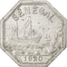 SENEGAL, 10 Centimes, 1920, KM #Tn3, AU(55-58), Aluminum, Lecompte #5a, 1.05
